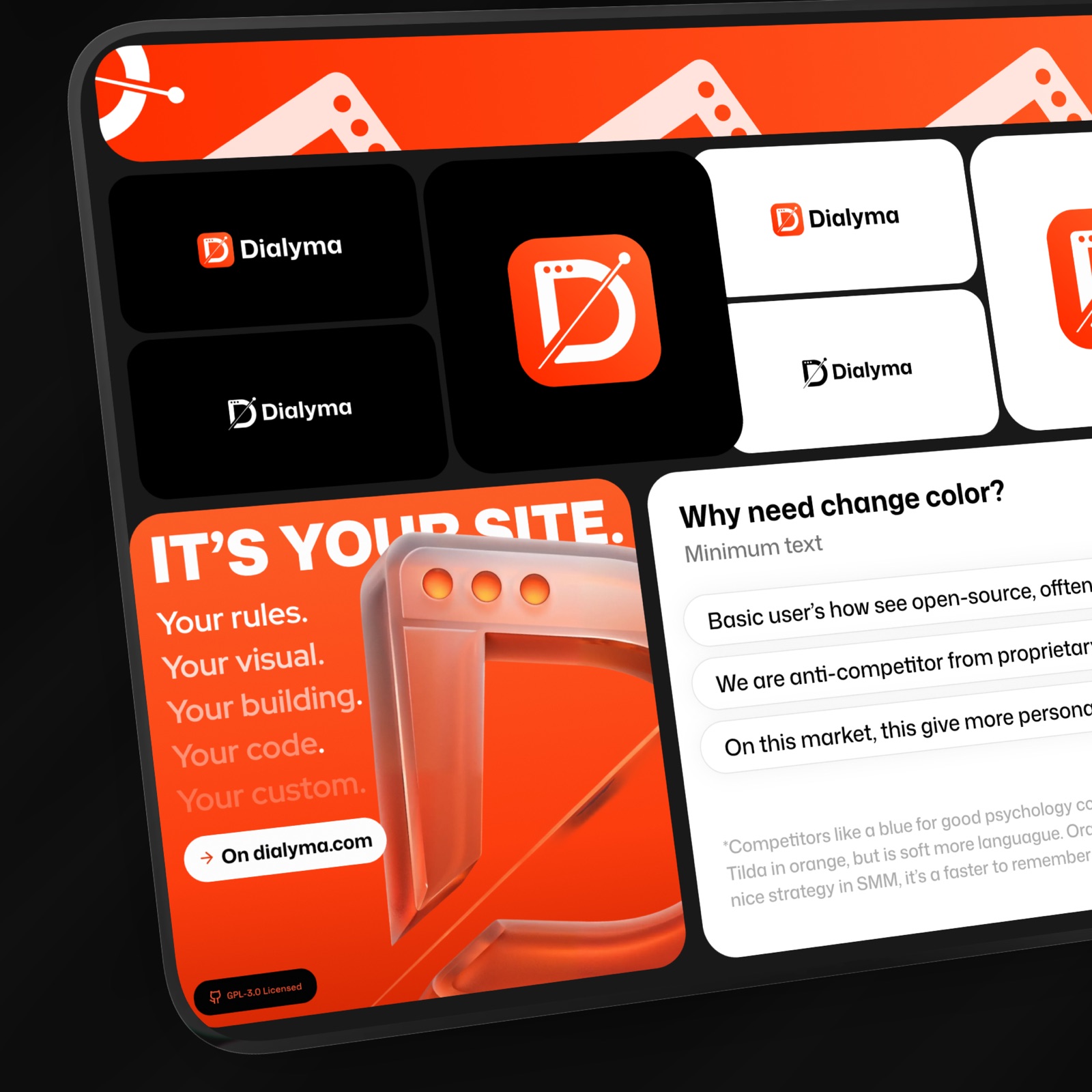 Dialyma — конструктор сайтов
